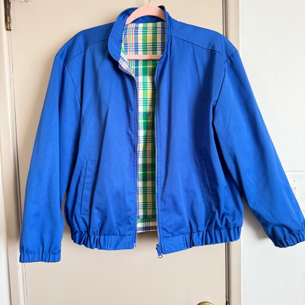 Pendleton Blue Plaid Reversible Jacket - image 4